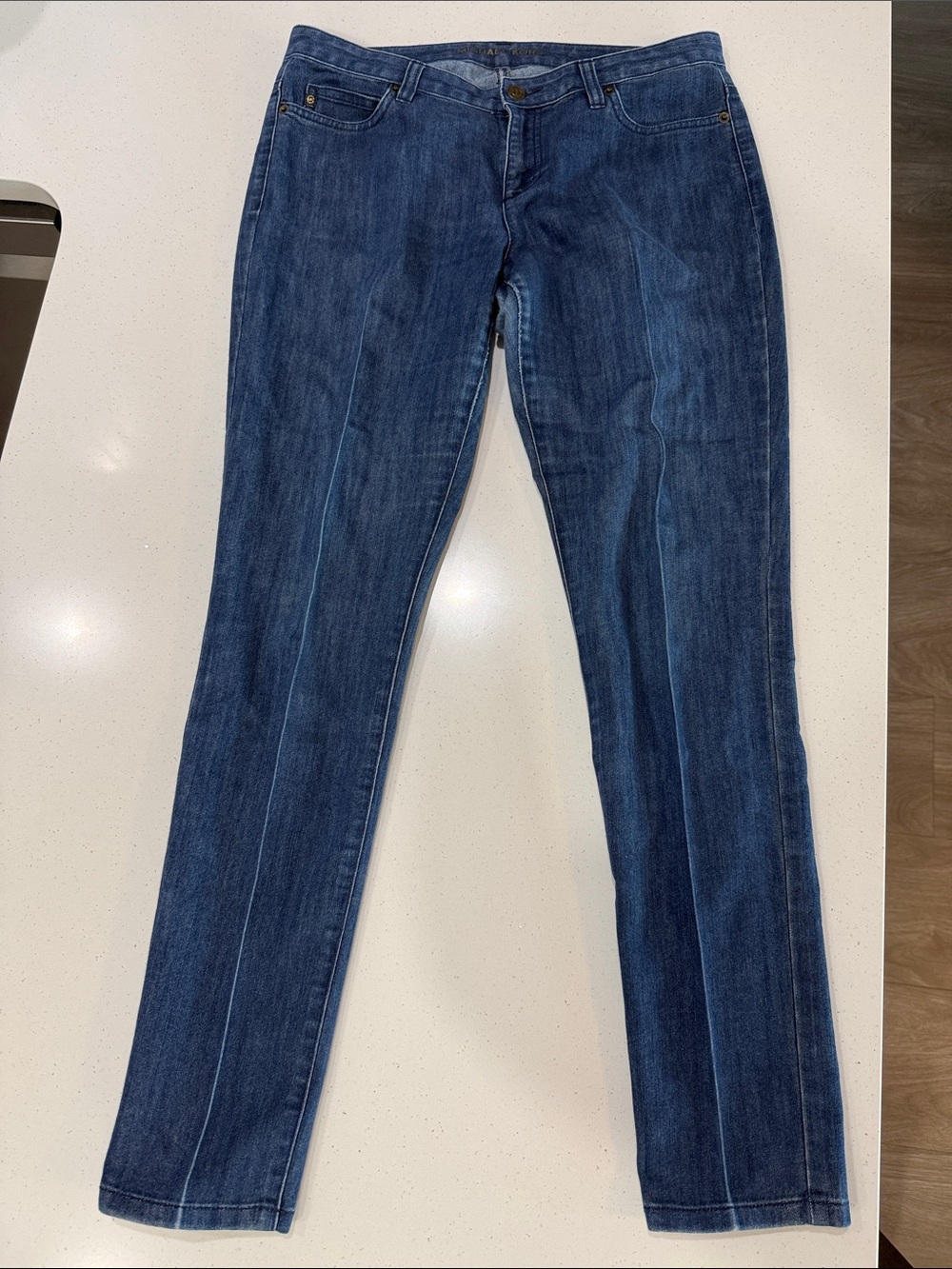 Michael Kors Dark Blue Straight Leg Jeans Women’s Size 6